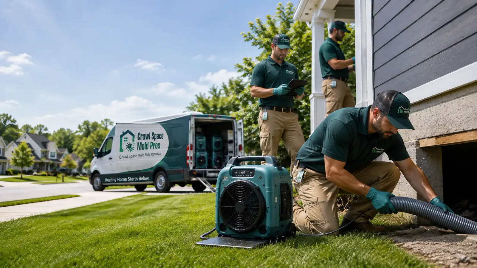 Crawl Space Mold Removal in Sibley, IL